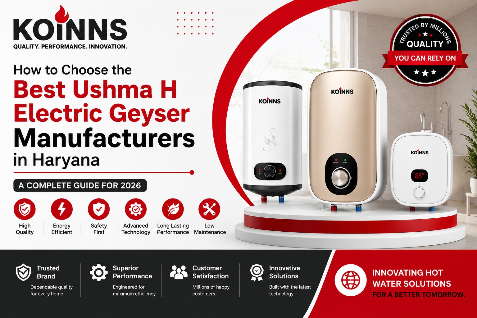 How to Choose the Best Ushma H Electric Geyser Manufacturers in Haryana