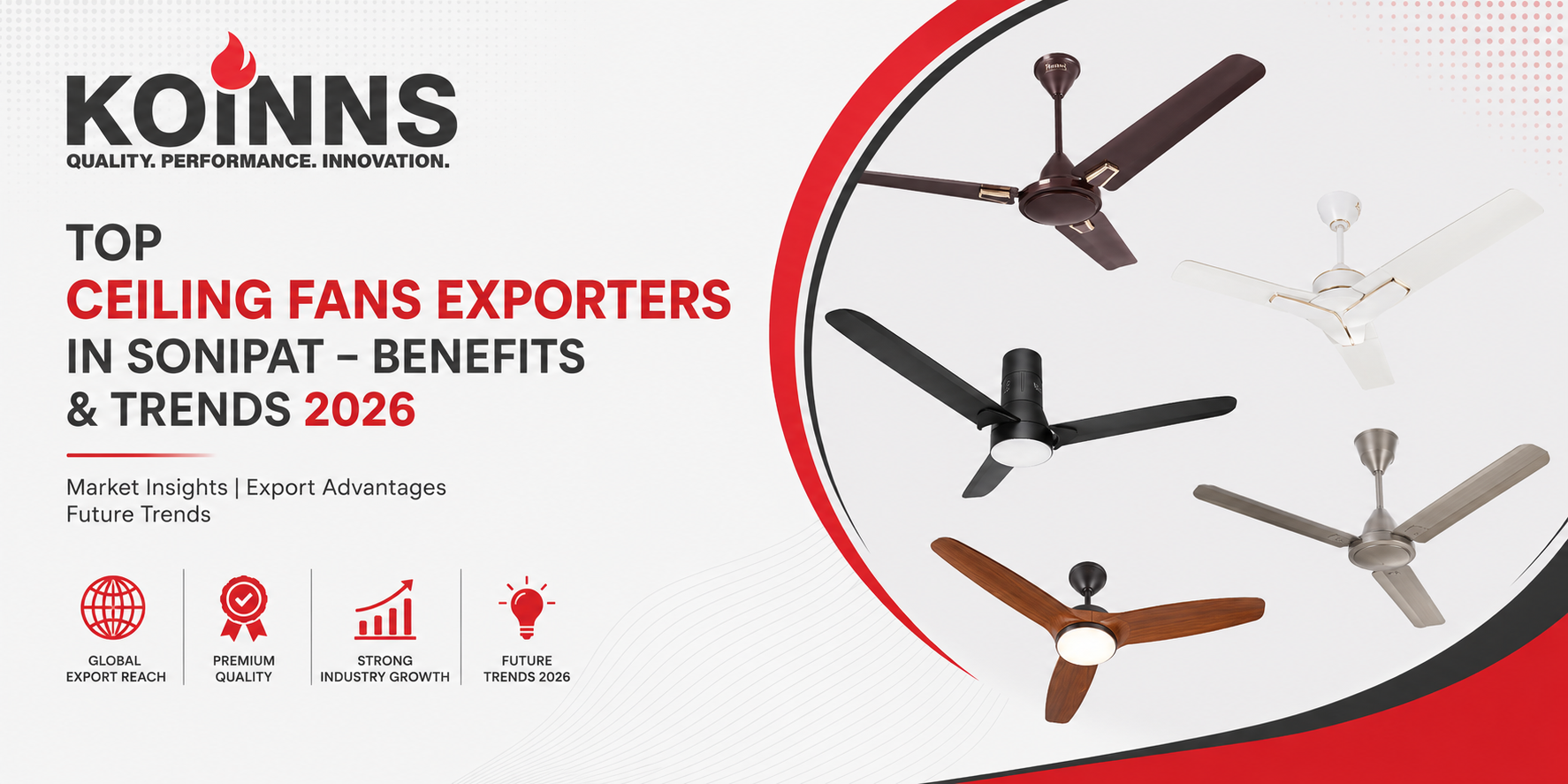 Top 10 Celing Fans Exporters in Sonipat – Benefits & Trends 2026